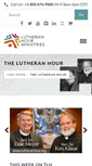 Mobile Screenshot of lutheranhour.org